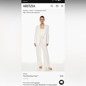 Aritzia Effortless Pants In Short